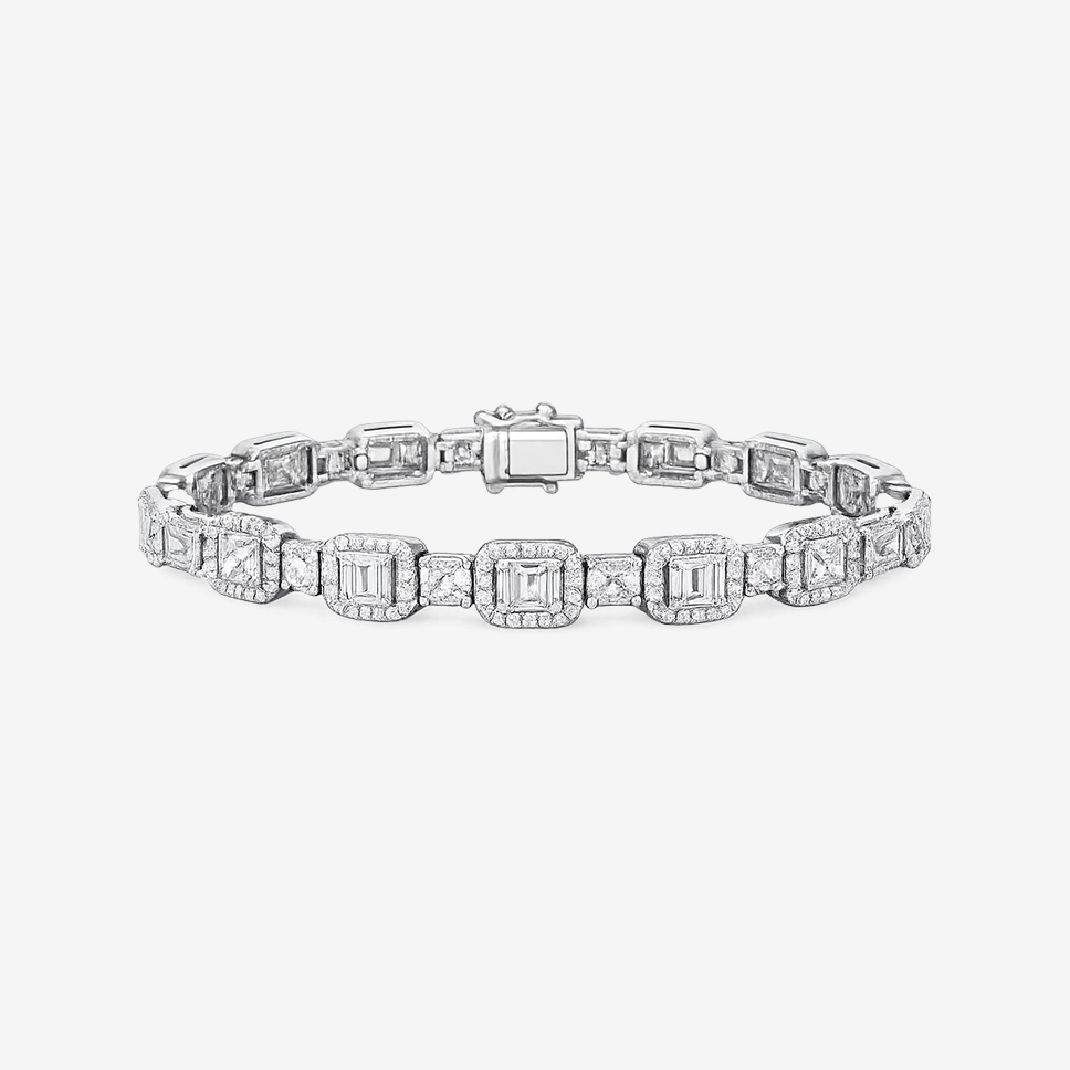 jewellery-noghrefarazi.ir-14 دستبند نقره زنانه مدل 0044 - تصویر 1