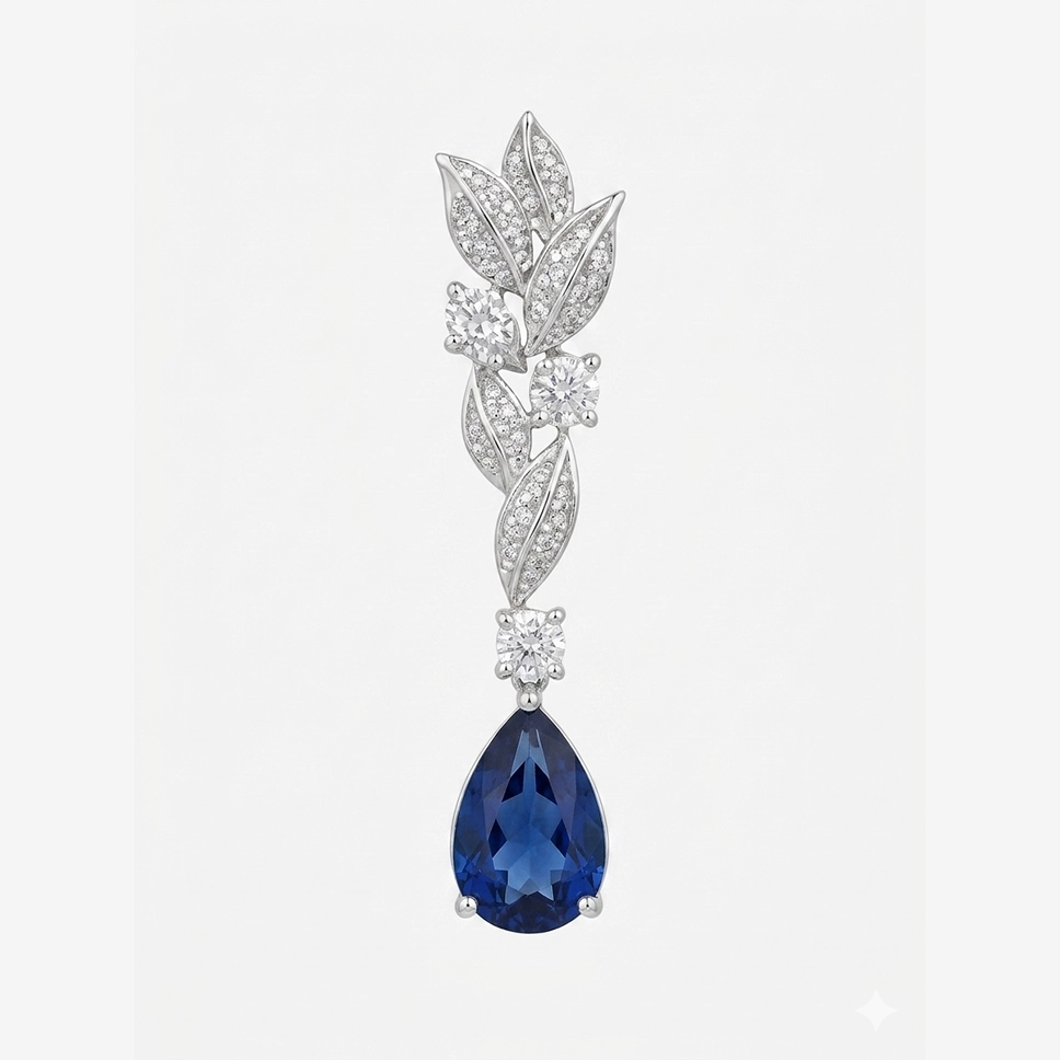 jewellery-noghrefarazi.ir-16 گوشواره نقره مدل 0045 - تصویر 1